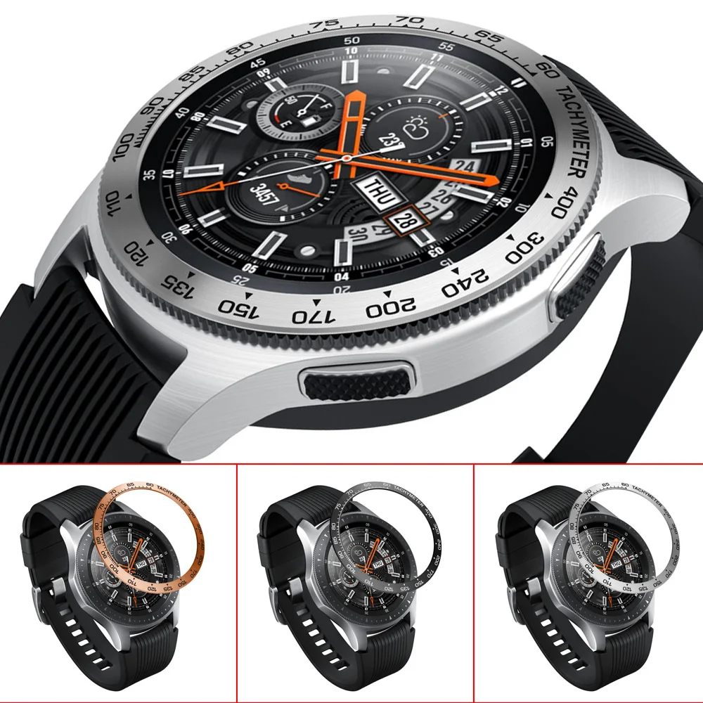 For Samsung Galaxy Watch 46MM smart watch Bezel Ring Adhesive Cover Anti Scratch Metal Protection Ring #F
For Samsung Galaxy Watch 46MM smart watch Bezel Ring Adhesive Cover Anti Scratch Metal Protection Ring #F