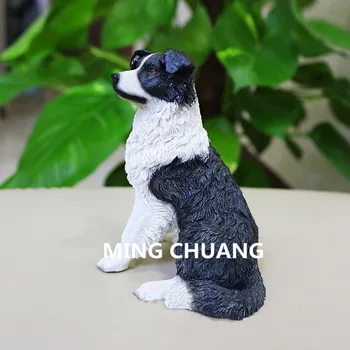 Cute Simulation Puppy Statue Border Collie Non-sporting dogs Bust Resin Action Figure Collectible Model Toy with boxed 13CM
Cute Simulation Puppy Statue Border Collie Non-sporting dogs Bust Resin Action Figure Collectible Model Toy with boxed 13CM