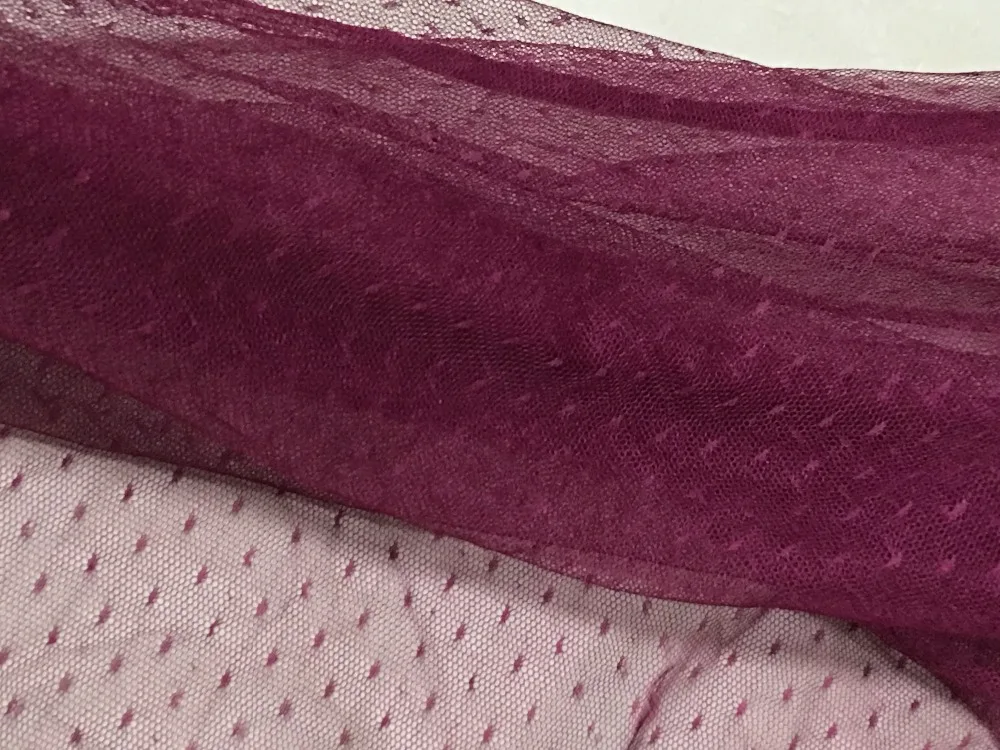 63" 160cm wide 2meters/lot Red Wine polka dot mesh net soft gauze tulle fabric for mosquito net curtain dress skirt veil blouse
63" 160cm wide 2meters/lot Red Wine polka dot mesh net soft gauze tulle fabric for mosquito net curtain dress skirt veil blouse