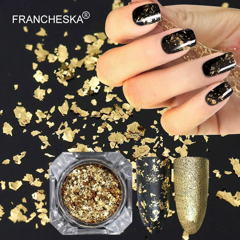Francheska DIY Nail Glitter Mirror Chrome Powder Irregular Paillette Sequins Nail Art Gel Polish Flakes Decoration Manicure Tool
Francheska DIY Nail Glitter Mirror Chrome Powder Irregular Paillette Sequins Nail Art Gel Polish Flakes Decoration Manicure Tool