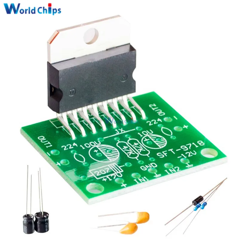 TDA7297 Amplifier Board Module 12V DC Excellent Grade 2.0 Dual Audio Encoding Electronic Diy Kit Output 10-30W
TDA7297 Amplifier Board Module 12V DC Excellent Grade 2.0 Dual Audio Encoding Electronic Diy Kit Output 10-30W