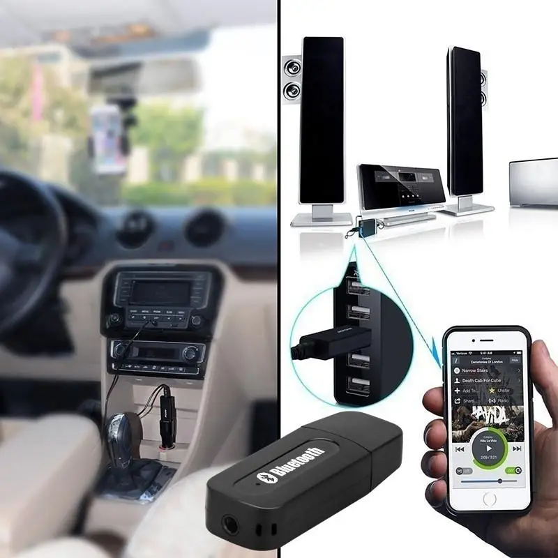 Mini 3.5MM Jack AUX Audio MP3 Music Lossless Bluetooth Receiver Car Kit Wireless Handsfree Speaker Headphone Adapter for Iphone
Mini 3.5MM Jack AUX Audio MP3 Music Lossless Bluetooth Receiver Car Kit Wireless Handsfree Speaker Headphone Adapter for Iphone
