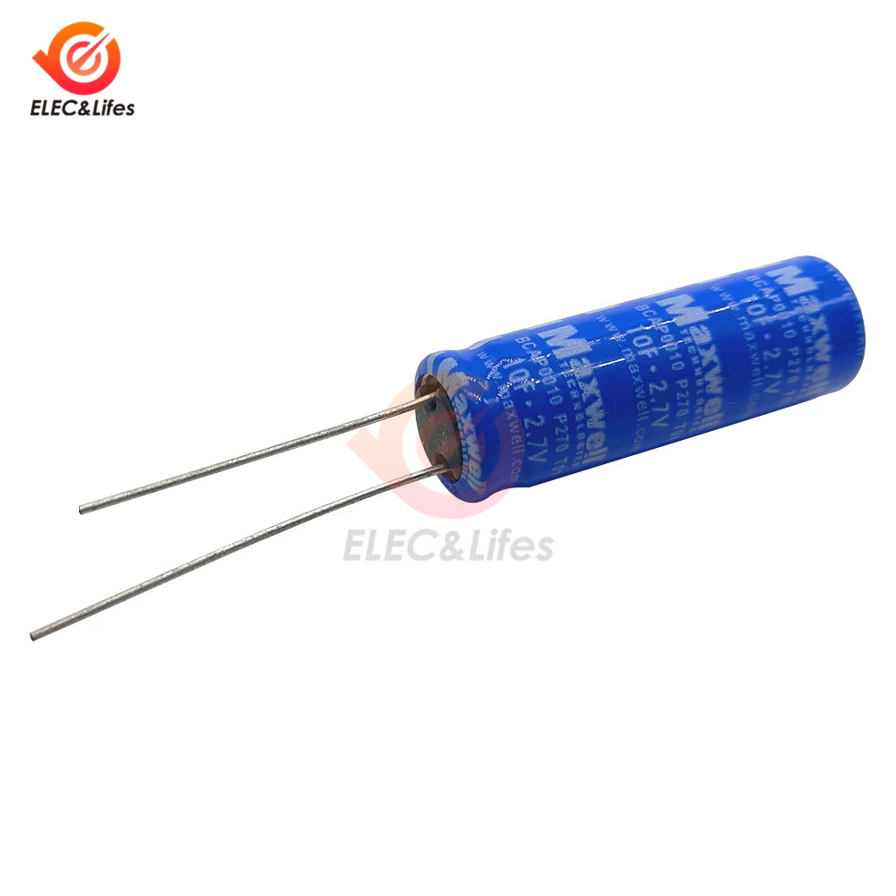 2.7V 10F Cylindrical Ultra Super Farad Capacitor High Power Supercapacitor 10F 2.7v
2.7V 10F Cylindrical Ultra Super Farad Capacitor High Power Supercapacitor 10F 2.7v