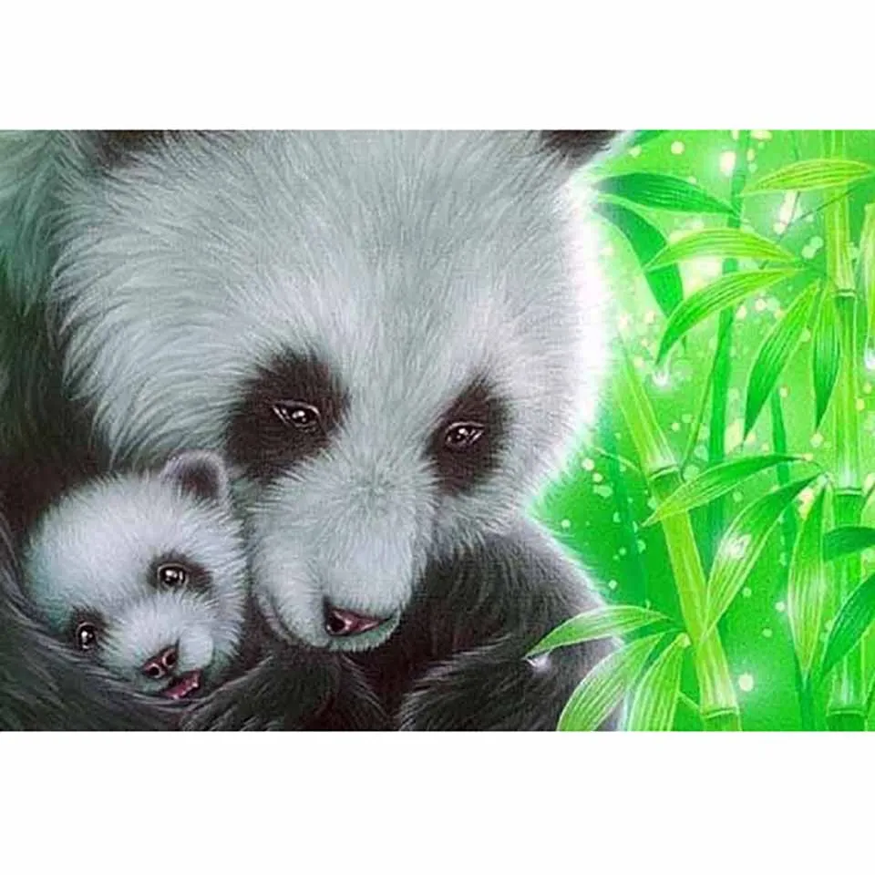 Cross Stitch DIY Painting 5D Diamond Home Decor Animal Panda Picture Embroidery Pattern Wall Sticker Mosaic Full Square Drill
Cross Stitch DIY Painting 5D Diamond Home Decor Animal Panda Picture Embroidery Pattern Wall Sticker Mosaic Full Square Drill