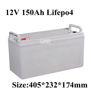 12V 150AH Lifepo4 batterie waterproof BMS 4S 12.8V for Golf Carts ATV Solar Storage motorhomes boats inverter + 10A charger
12V 150AH Lifepo4 batterie waterproof BMS 4S 12.8V for Golf Carts ATV Solar Storage motorhomes boats inverter + 10A charger