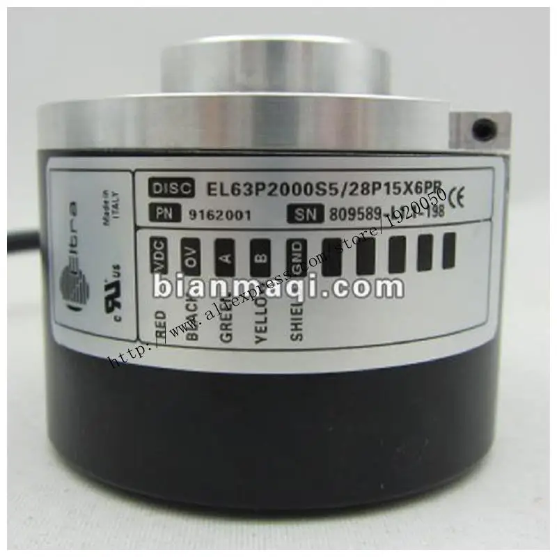 EL63P2000S5 / 28P15X6PR meaning Seoul record 15mm2000 hollow shaft rotary encoder line
EL63P2000S5 / 28P15X6PR meaning Seoul record 15mm2000 hollow shaft rotary encoder line