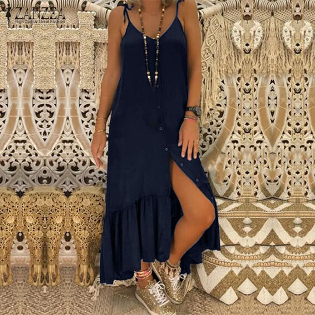 xiniu 2019 Fashion Women's Sexy Summer Casual Solid Sleeveless O-Neck Dress Camisole Dress maxi dresses for women boho #gh30
xiniu 2019 Fashion Women's Sexy Summer Casual Solid Sleeveless O-Neck Dress Camisole Dress maxi dresses for women boho #gh30