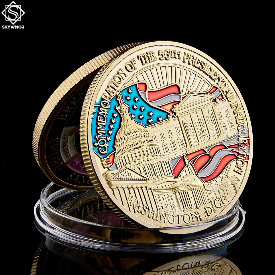 2009 President Barack Obama Inaugural Colorized Gold Plated Challenge Art Coin Collectibles
2009 President Barack Obama Inaugural Colorized Gold Plated Challenge Art Coin Collectibles