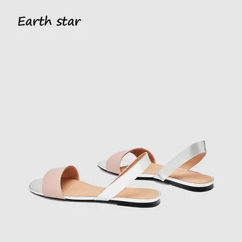 EARTH STAR Summer Casual Shoes Women Brand Sandals Lady footware Back Straps chaussure Female Flats Breathable Metal Decoration
EARTH STAR Summer Casual Shoes Women Brand Sandals Lady footware Back Straps chaussure Female Flats Breathable Metal Decoration