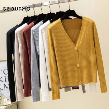 SEDUTMO Autumn Sweater Women Cardigan Knitting Sweater Oversize Winter Long Sleeve Black Tunic Short Top ED468
SEDUTMO Autumn Sweater Women Cardigan Knitting Sweater Oversize Winter Long Sleeve Black Tunic Short Top ED468