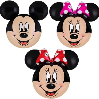 30pcs Large Mickey Minnie head foil balloons baby shower girl boy lovely toys helium globos birthday party decorations kids gift
30pcs Large Mickey Minnie head foil balloons baby shower girl boy lovely toys helium globos birthday party decorations kids gift