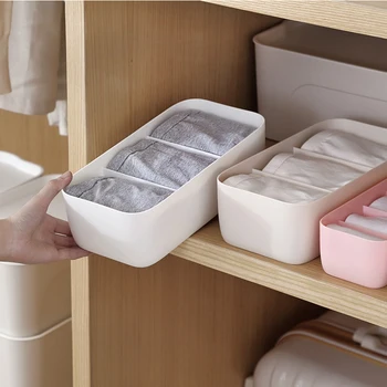 Creative Plastic Storage Box Modern Home Bathroom Bedroom Sundries Underwear Toiletries Storage Compartment Plastic Boxes 
Creative Plastic Storage Box Modern Home Bathroom Bedroom Sundries Underwear Toiletries Storage Compartment Plastic Boxes