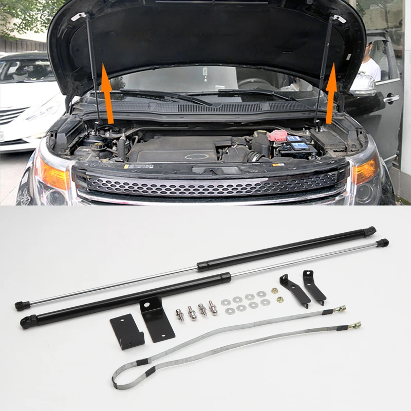 For Ford Explorer 2013-2015, 2016-2018 Stainless Car Styling Engine Cover Supporting Hood Strut Rod Hydraulic Hood Poles 2PCS
For Ford Explorer 2013-2015, 2016-2018 Stainless Car Styling Engine Cover Supporting Hood Strut Rod Hydraulic Hood Poles 2PCS