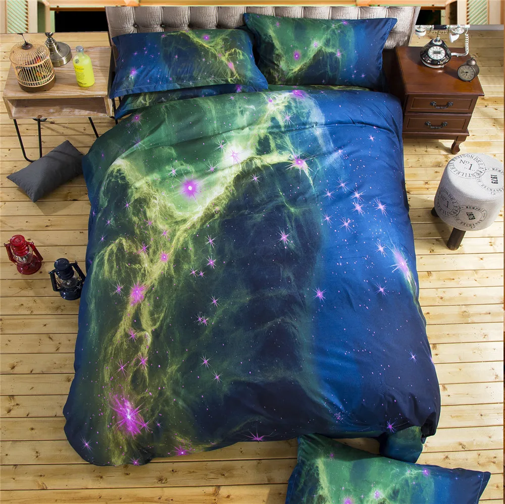 3pcs Bedding Set 100% Polyester Fiber Soft Four-Piece Bed Cover Starry Sky Quilt Cover For Home 150*210cm 200*230cm
3pcs Bedding Set 100% Polyester Fiber Soft Four-Piece Bed Cover Starry Sky Quilt Cover For Home 150*210cm 200*230cm