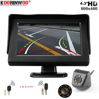 Koorinwoo Parking System Wireless Track Car Intelligent Dynamic Trajectory Rear View Camera LCD Color Rearview Display Monitor
Koorinwoo Parking System Wireless Track Car Intelligent Dynamic Trajectory Rear View Camera LCD Color Rearview Display Monitor