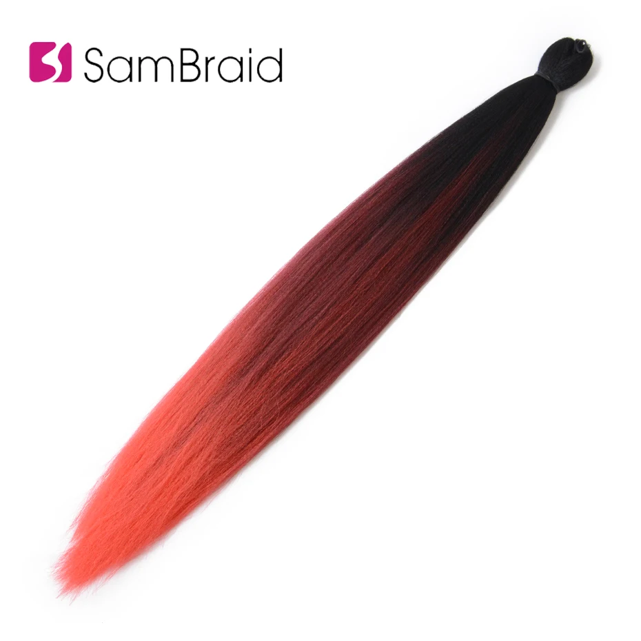 Sambraid Pre-Stretched Braiding Hair Made with Itch Free Antibacterial Synthetic Fiber Crochet twists Braiding Hair Extensions
Sambraid Pre-Stretched Braiding Hair Made with Itch Free Antibacterial Synthetic Fiber Crochet twists Braiding Hair Extensions