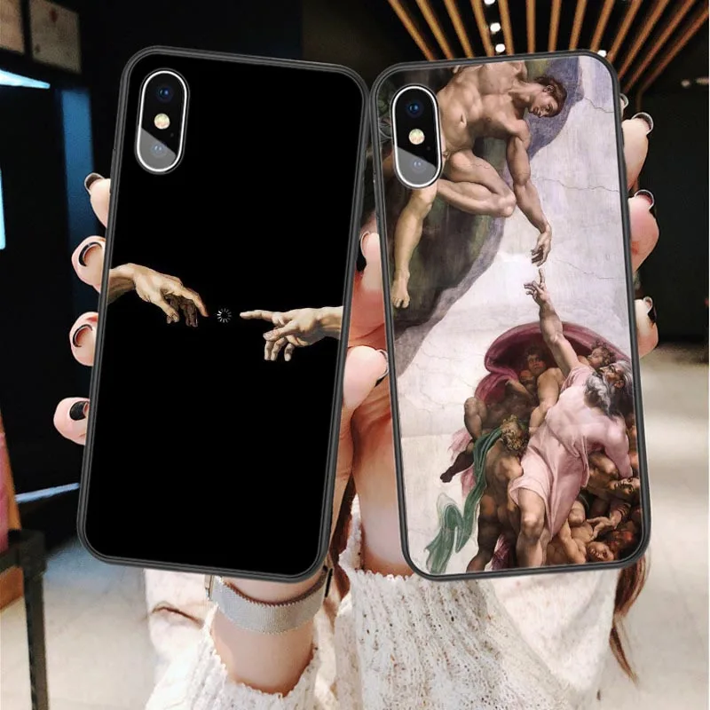 Art Fresco Michelangelo Creation of Adam Soft Silicone Phone Case Cover Shell For Apple iPhone 5 5s Se 6 6s 7 8 Plus X XR XS MAX
Art Fresco Michelangelo Creation of Adam Soft Silicone Phone Case Cover Shell For Apple iPhone 5 5s Se 6 6s 7 8 Plus X XR XS MAX