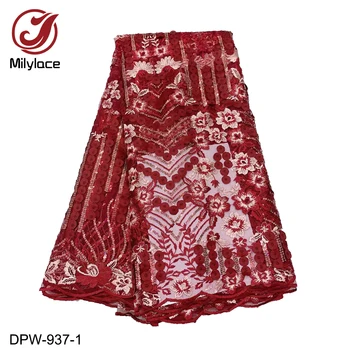 African Lace Fabric 2019 High Quality African Tulle Lace Fabric with Nice 3d Embroidery Net Lace for Women Dress DPW-937
African Lace Fabric 2019 High Quality African Tulle Lace Fabric with Nice 3d Embroidery Net Lace for Women Dress DPW-937
