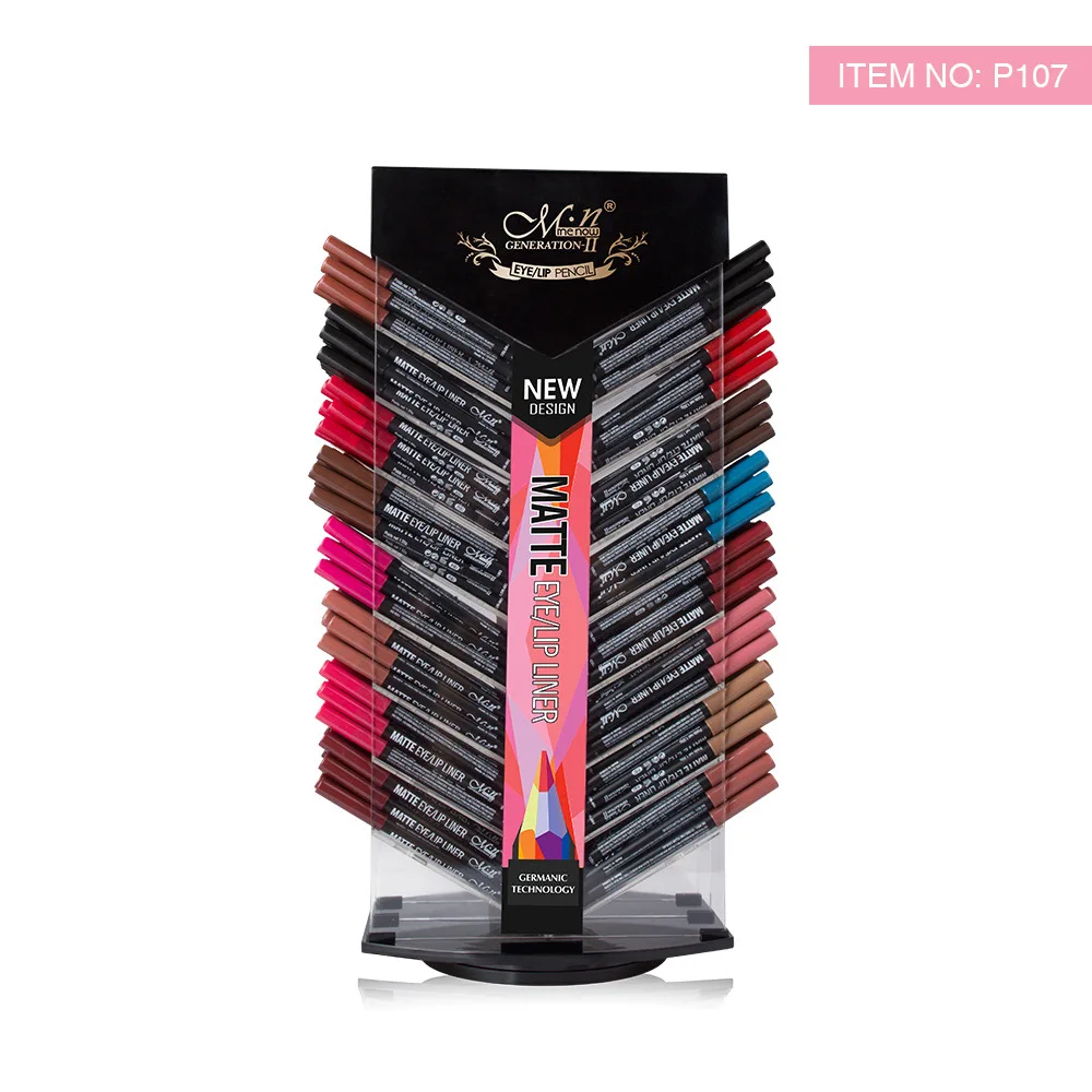 Menowmino Dumb Lip Pen P107 Rotary Exhibition Frame 24 Colors Cross-border Hot Selling
Menowmino Dumb Lip Pen P107 Rotary Exhibition Frame 24 Colors Cross-border Hot Selling