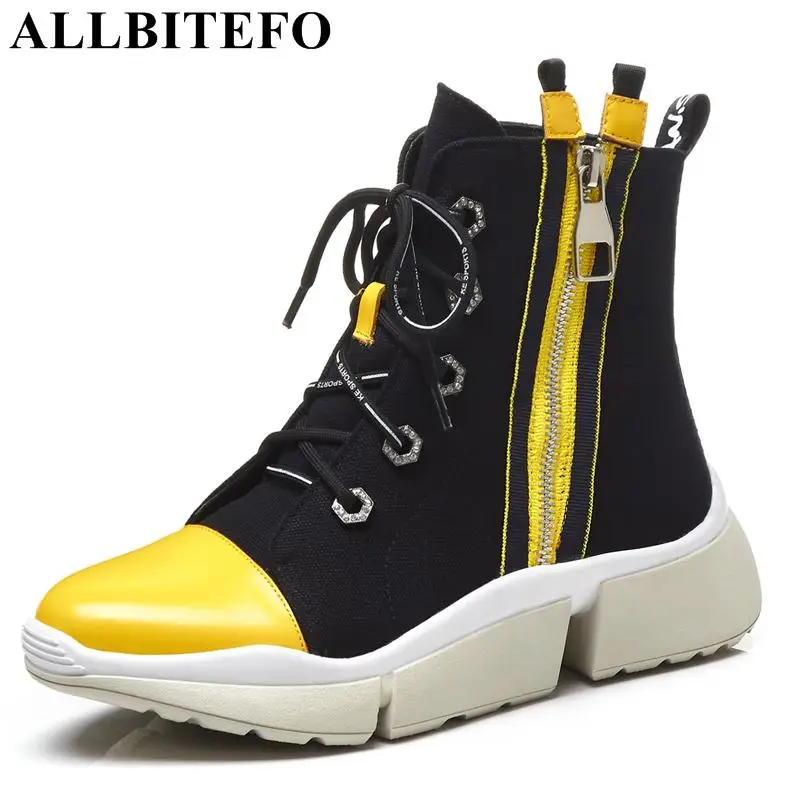 ALLBITEFO genuine leather thick heel women boots fashion brand high heels ankle boots women women motorcycle boots winter shoes
ALLBITEFO genuine leather thick heel women boots fashion brand high heels ankle boots women women motorcycle boots winter shoes