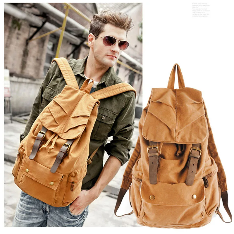 New Men Women Vintage Canvas Backpack Travel Bag Schoolbag 2 Colors AB@W Women bag
New Men Women Vintage Canvas Backpack Travel Bag Schoolbag 2 Colors AB@W Women bag