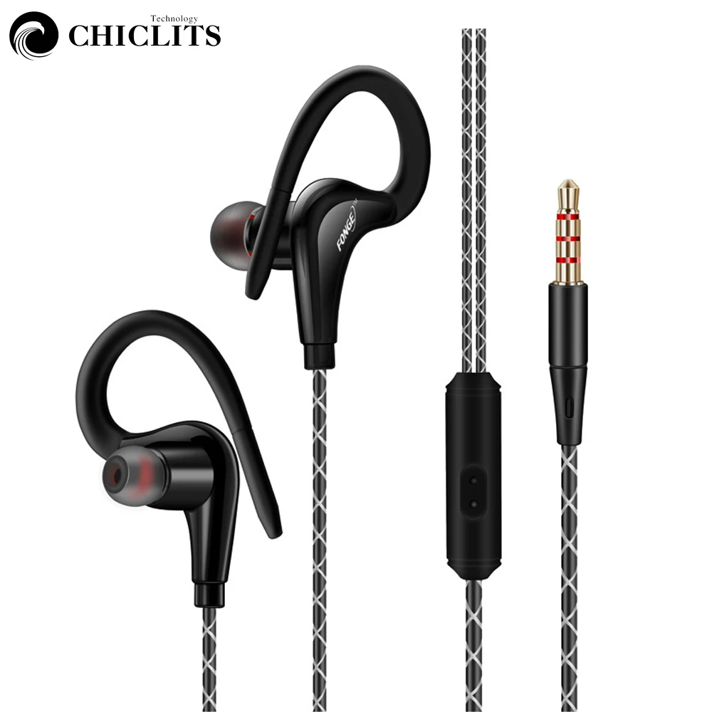 Chiclits In-ear Earphone with Microphone Sport Bass Headset 3.5mm Hanging Ear Type Earbud for iPhone Xiaomi Samsung
Chiclits In-ear Earphone with Microphone Sport Bass Headset 3.5mm Hanging Ear Type Earbud for iPhone Xiaomi Samsung