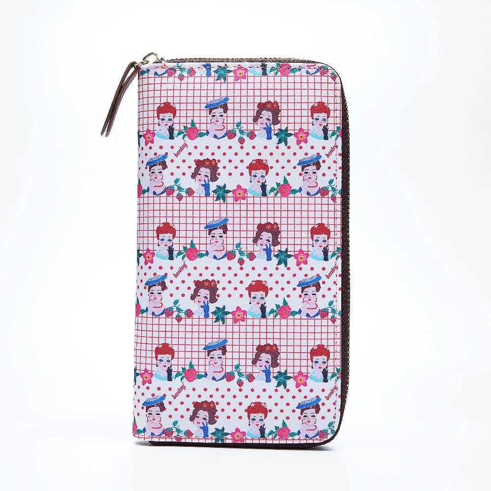 Bentoy Fashion Cartoon Wallet Leather Women Long Wallets Ladies Zipper Purse Cellphone Pocket Card Holders Clutch Money Bag
Bentoy Fashion Cartoon Wallet Leather Women Long Wallets Ladies Zipper Purse Cellphone Pocket Card Holders Clutch Money Bag