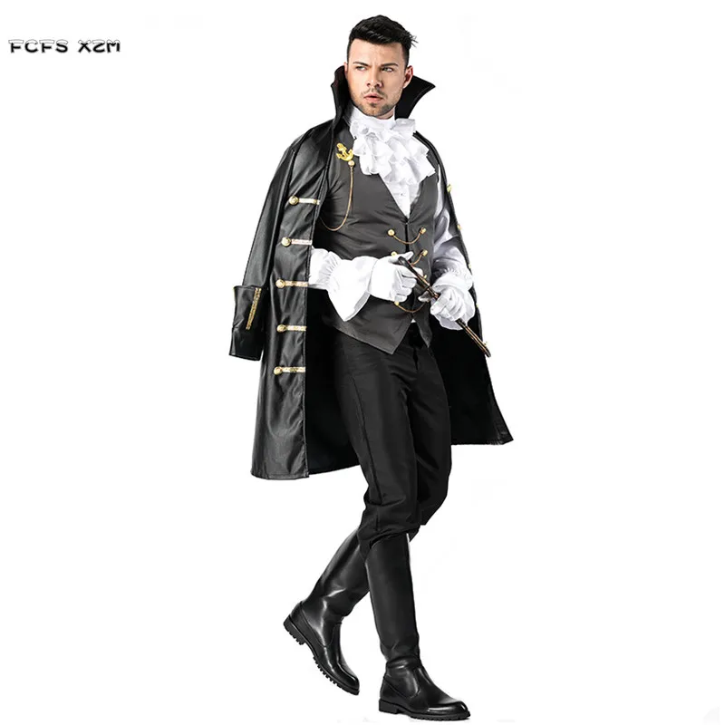 Deluex Men Halloween Pirate Costumes Warrior Noble Knight Cosplay Carnival Purim Masquerade Stage play Nightclub Bar party dress
Deluex Men Halloween Pirate Costumes Warrior Noble Knight Cosplay Carnival Purim Masquerade Stage play Nightclub Bar party dress