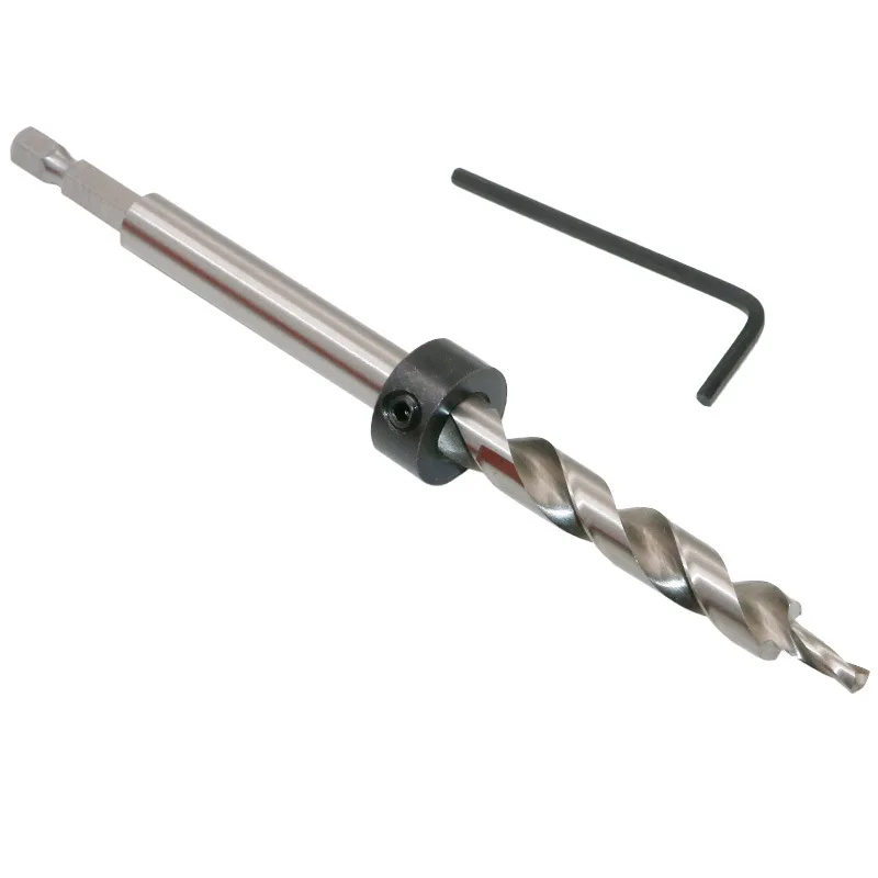 High quality 9.5mm/9mm HSS woodworking slanting hole special drill bit high speed steel inclined positioner Two step
High quality 9.5mm/9mm HSS woodworking slanting hole special drill bit high speed steel inclined positioner Two step