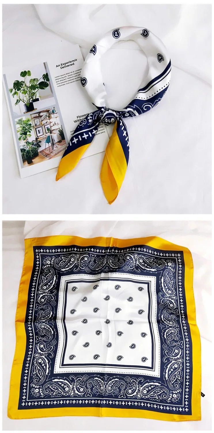Yishine 70*70 CM Paisley Pattern Printed Women Shawl Satin Small Squares Head Bag Decorative Scarves Silk Scarf
Yishine 70*70 CM Paisley Pattern Printed Women Shawl Satin Small Squares Head Bag Decorative Scarves Silk Scarf