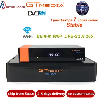 Gtmedia V8 Nova Power by Freesat V8 Super Satellite tv receiver DVB-S2 H.265 built-in WIFI Receptor 1 Year Europe cline TV Box
Gtmedia V8 Nova Power by Freesat V8 Super Satellite tv receiver DVB-S2 H.265 built-in WIFI Receptor 1 Year Europe cline TV Box
