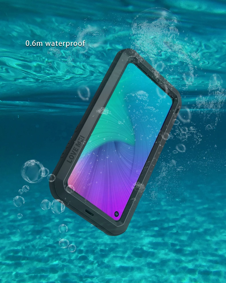 LOVE MEI Rugged Armor Waterproof Case For Samsung Galaxy A8S A8 S Full Protective Metal Aluminum Cover For Samsung A8 S case
LOVE MEI Rugged Armor Waterproof Case For Samsung Galaxy A8S A8 S Full Protective Metal Aluminum Cover For Samsung A8 S case
