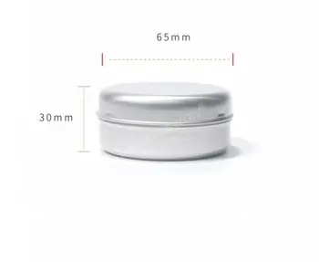 80ml 65x30mm Aluminium Screw Tin Bottle Jar Pot Cans Container Case For Lip Balm Nail Art Makeup Cream Cosmetic Box
80ml 65x30mm Aluminium Screw Tin Bottle Jar Pot Cans Container Case For Lip Balm Nail Art Makeup Cream Cosmetic Box