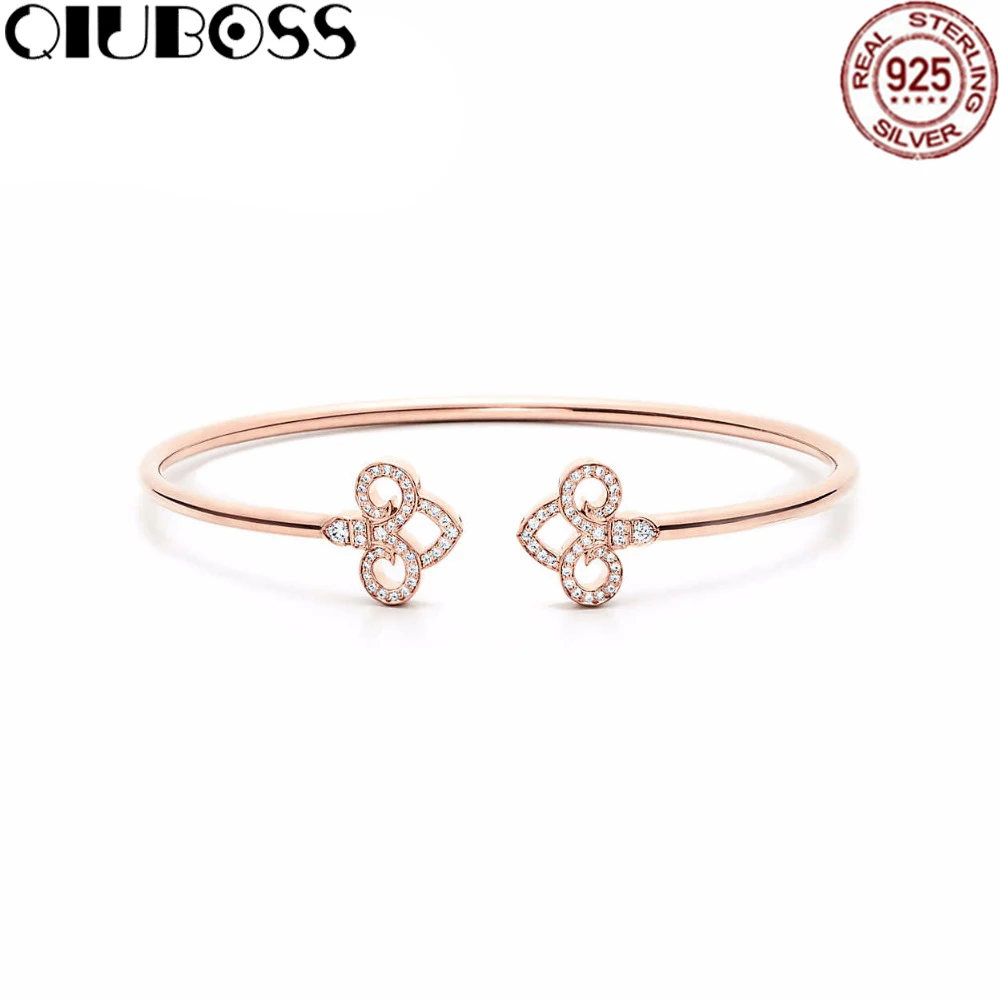 QIUBOSS TIFF 925 Sterling Silver Wedding Party Bracele Charm With Cubic Zirconia Fit Women Bowknot Shape Rings Birthday Party
QIUBOSS TIFF 925 Sterling Silver Wedding Party Bracele Charm With Cubic Zirconia Fit Women Bowknot Shape Rings Birthday Party