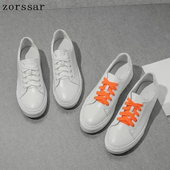 Women Sneakers 2019 Fashion Breathble Vulcanized Shoes cow Leather Platform Lace up Casual White Tenis Feminino Zapatos De Mujer
Women Sneakers 2019 Fashion Breathble Vulcanized Shoes cow Leather Platform Lace up Casual White Tenis Feminino Zapatos De Mujer