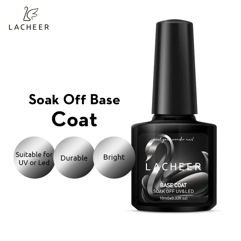 Lacheer 10ml Base Top Coat Gel Kit Reinforce Nail Polish UV Transparent Soak Off Primer Gel Polish Gel Lacquer Nail Art Manicure
Lacheer 10ml Base Top Coat Gel Kit Reinforce Nail Polish UV Transparent Soak Off Primer Gel Polish Gel Lacquer Nail Art Manicure