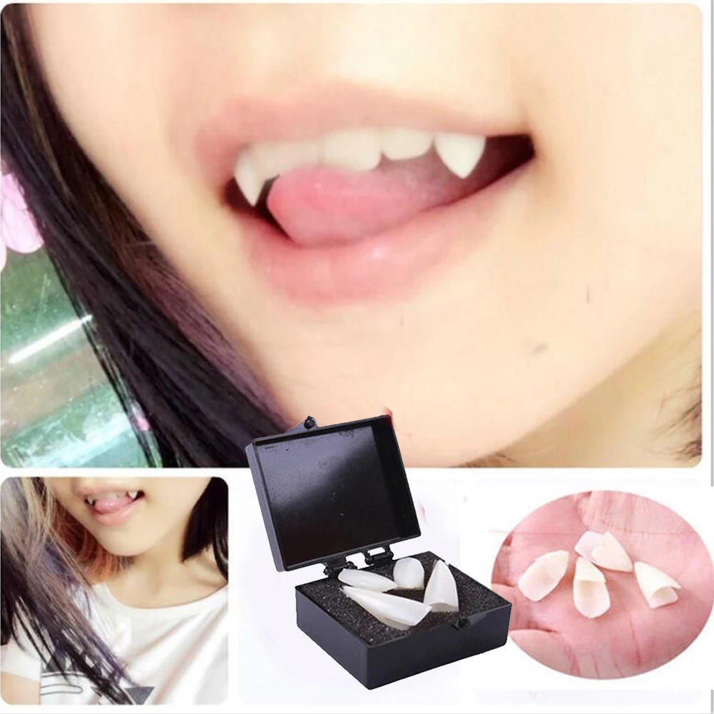 4pcs/set Ghost Devil Fangs Props Costume Party Zombie Vampire Teeth Horrific Fun Clown Dress Halloween Cosplay Dentures
4pcs/set Ghost Devil Fangs Props Costume Party Zombie Vampire Teeth Horrific Fun Clown Dress Halloween Cosplay Dentures