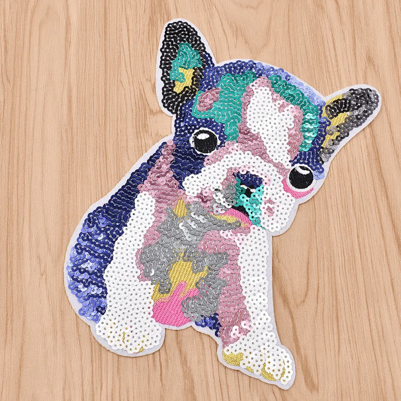Sequins Lovely Dog Adhesive Patches For DIY Handmade Craft Iron On Clothes Needlework Decor Accessories
Sequins Lovely Dog Adhesive Patches For DIY Handmade Craft Iron On Clothes Needlework Decor Accessories