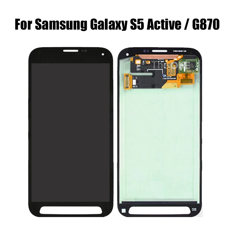 AMOLED LCD для Samsung Galaxy S5 Active G870 ЖК дисплей кодирующий преобразователь сенсорного