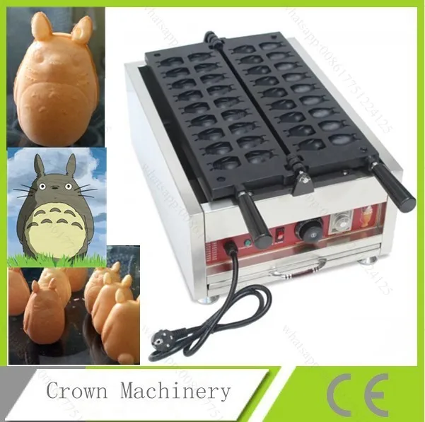 Automatic Totoro waffle maker machine; cartoon shape waffle making machine; electric cake baking machine
Automatic Totoro waffle maker machine; cartoon shape waffle making machine; electric cake baking machine