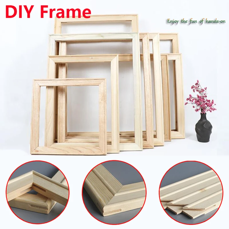 Multiple sizes natural wooden frame for canvas oil Painting by numbers,diy frame for photo, inner frame for home decor
Multiple sizes natural wooden frame for canvas oil Painting by numbers,diy frame for photo, inner frame for home decor
