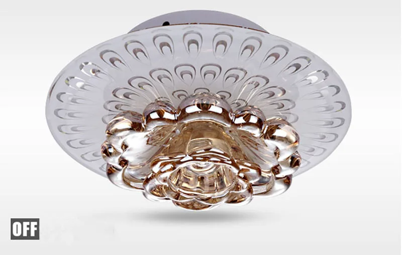 Plafoniere In Cristallo Miglior Prezzo : Acquista creativo led plafoniera in cristallo corridoio soggiorno