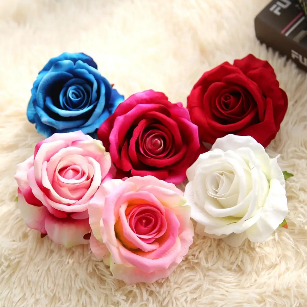 10cm rose artificial rose silk flower head gift box DIY wreath decoration wedding party fake flowers
10cm rose artificial rose silk flower head gift box DIY wreath decoration wedding party fake flowers
