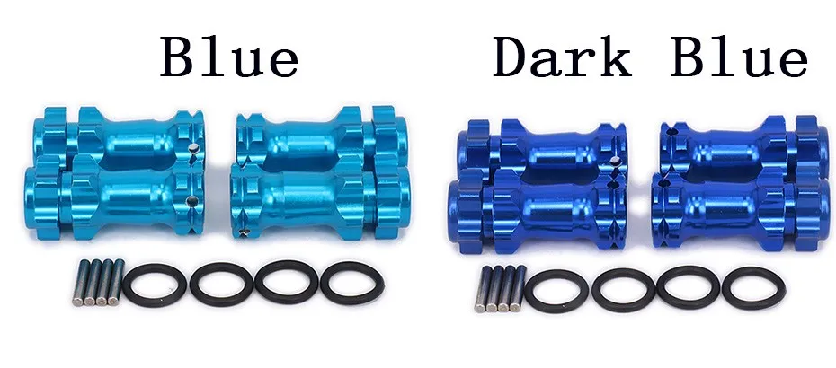 wheel hex hub 17mm 37mm extension Adapter 12mm anti-dust capx4 for 1.8 rc car (2)
