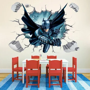 40 x60 cm 3D DIY Batman Wall Stickers Removable Wall Stickers Decals Mural Art Batman Hero Poster For Kids Room Home Decor
40 x60 cm 3D DIY Batman Wall Stickers Removable Wall Stickers Decals Mural Art Batman Hero Poster For Kids Room Home Decor