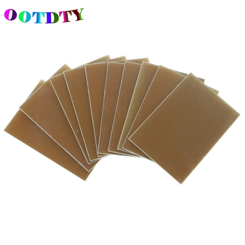 OOTDTY 10Pcs/set FR-4 Single Side DIY Soldering Prototype PCB Printed Circuit Board 7x10cm
OOTDTY 10Pcs/set FR-4 Single Side DIY Soldering Prototype PCB Printed Circuit Board 7x10cm
