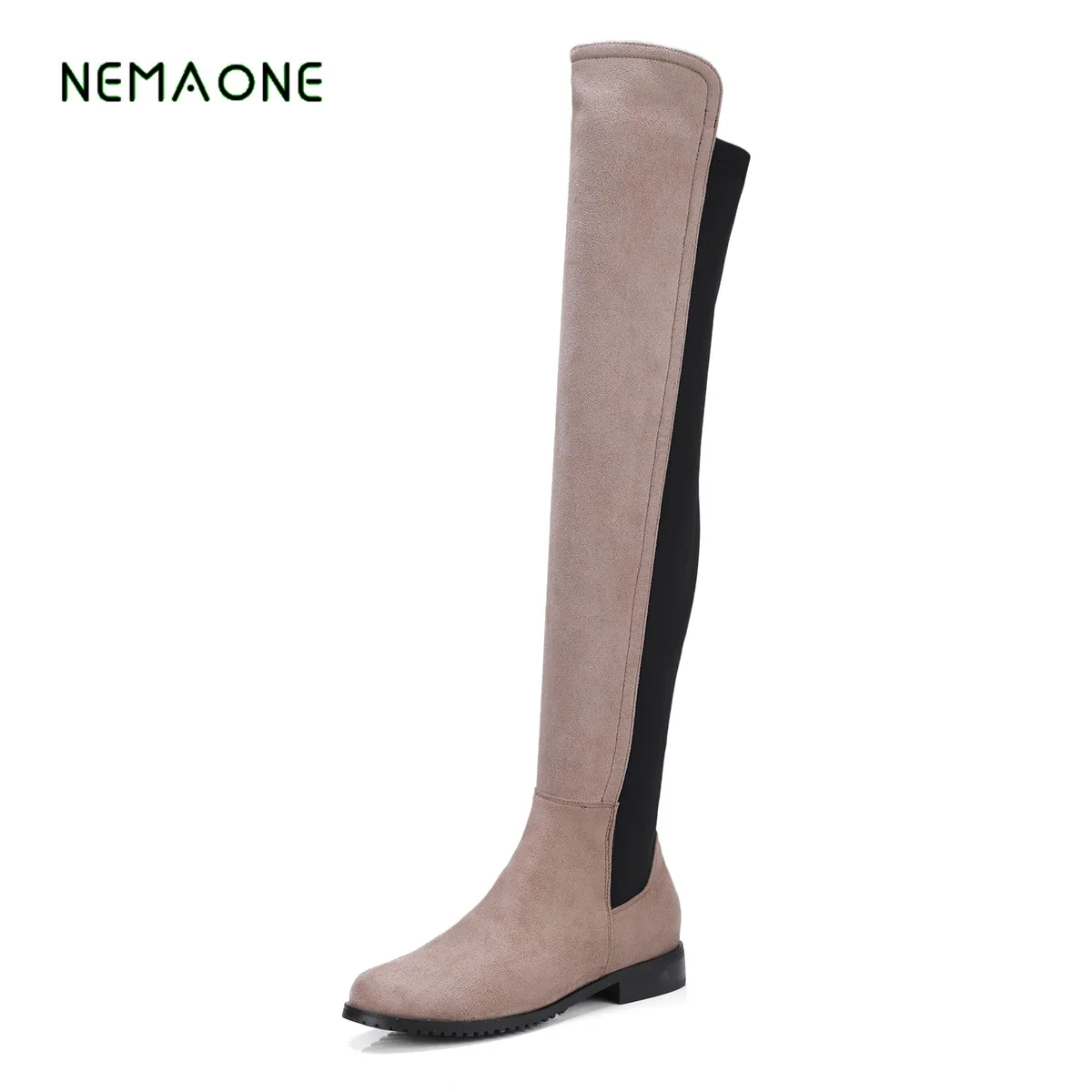 NEMAONE 2017 Shoes Women Boots 5Colors Shoes patchwork Flats Shoes Designer Motorcycle Boots Winter Over the knee Boots
NEMAONE 2017 Shoes Women Boots 5Colors Shoes patchwork Flats Shoes Designer Motorcycle Boots Winter Over the knee Boots