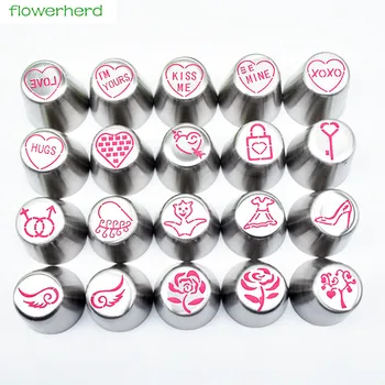 2018 New Arrival Wedding love Cookies Mold heart Piping Russian Nozzles Icing Piping Nozzles Set Cake Decorating Pastry Tip
2018 New Arrival Wedding love Cookies Mold heart Piping Russian Nozzles Icing Piping Nozzles Set Cake Decorating Pastry Tip