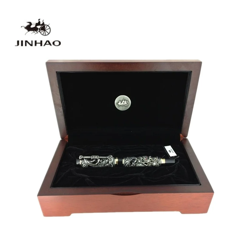 Jinhao Dragon Phoenix Pattern Medium Nib Heavy Fountain Pen with Original Box Free Shipping
Jinhao Dragon Phoenix Pattern Medium Nib Heavy Fountain Pen with Original Box Free Shipping