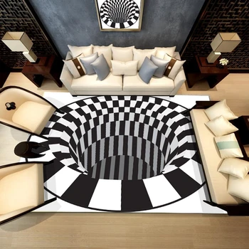 3D White Black Abstract Geometric Living Room Area Rugs Carpets Optical Illusion Printed Tapete Non-Slip Floor Mats Home Decor
3D White Black Abstract Geometric Living Room Area Rugs Carpets Optical Illusion Printed Tapete Non-Slip Floor Mats Home Decor